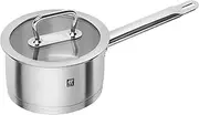 ZWILLING 65125-160 Pro Saucepan, 6.3 inches (16 cm) (with Glass Lid), One-Handed, Stainless Steel, 3-Layer Bottom Structure, Induction Compatible, 1.5L (10 Years Warranty)