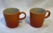 Le Creuset- London Espresso Cups, Flame- set of 2