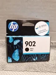 HP #902 Black Ink Cartridge, Expired 02/2022, New Open Box