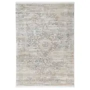 Brand Ventures Bohemian Paradise Medalion Beige Blue Rug