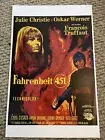 Fahrenheit 451 Julie Christie Oskar Werner Poster 11 x 17 (135)