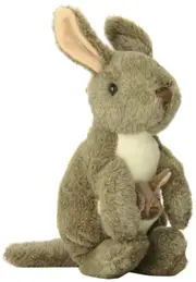 Cuddlekins-Mini Kangaroo with Joey 8 Inch Animal Plush