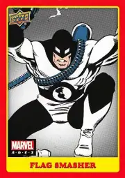 FLAG SMASHER / Marvel Ages 2021 (UD) MID SERIES BASE Trading Card #176