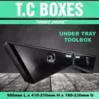 Pair of T.C BOXES 900mm Under Tray Ute Tool Boxes Aluminium Vehicle Toolbox