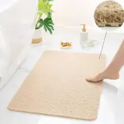 Anti Slip Shower Mat, Soft Textured Bath Mat, Easy Drain Non Slip Comfort Bat...