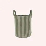 Large Toy Basket - Green by Philé | the memo