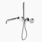 Nero Kara Progressive Shower System (Separate Plates) 230mm - Trim Kits Only Chrome NR271903B230TCH