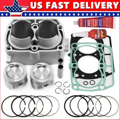 For Polaris Sportsman 700 002-2009 Top End Rebuild Kit Cylinder Gasket Piston