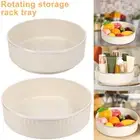 2Pcs Lazy Susan Turntable Organizer 360 Degree Rotating Spice Rack Gopog