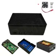 Raspberry Pi 4 Model B ABS Case Enclosure Box Cooling Fan Support 3.5 inch LCD