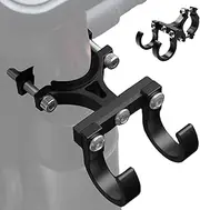Motorcycle Handlebar Hard Hat Hook,Hard Hat Stand - Dual Hook, Aluminum Alloy Hook, Hard Hat Organizer for Scooters and Motorcycles