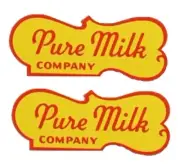 water slide decal set for Keystone Milk van W/TRACKING