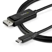 StarTech.com CDP2DP141MBD 8K 60Hz - HBR3 - HDR - DSC USB-C to DisplayPort Cable - 1m (3ft) DP 1.4 - Bidirectional DP to USB-C or USB-C to DP - Thunderbolt 3 Compatible [CDP2DP141MBD]