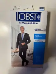 Jobst Medical Compression Knee Socks For Men 15-20 mmHg Size 3 Khaki