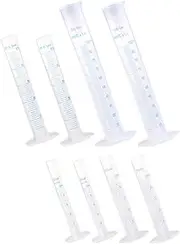Farm Garden Measuring Cups 8pcs Plastic Measuring Tool with Scale for Fertilization