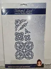 Tattered Lace Metal Cutting Dies Winter Solstice Lace Quatrefoil 460326