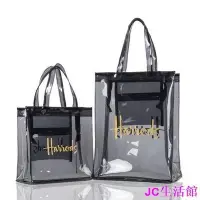 在飛比找Yahoo!奇摩拍賣優惠-【精選好物】Harrods PVC手提袋 透明款 英倫名品 