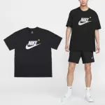 【NIKE 耐吉】短袖 NSW TEE 男款 黑 黃 純棉 寬鬆 短T 棉T(HJ3959-010)