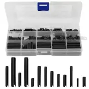 360 Pcs Roll Pin Set Slotted Spring Pins Split Spring Dowel Assortment Kit