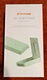 NIB -TECH CANDY UV Sanitizing Box -Disinfection/Sterilization w/ USB -Mint Green