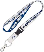 NHL Tampa Bay Lightning Lanyard with Detachable Buckle, 3/4"