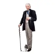 The First Doctor Who Lifesize Cardboard Cutout W Hartnell with Free Mini Standee