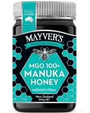 Mayvers MGO 100+ Manuka Honey Monofloral 500g