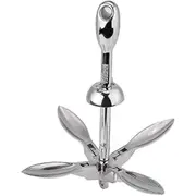 Grapnel Boat 15kg Stainless Steel Boat Folding Grapnel Anchor Docking Hardware For Marine Yacht