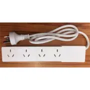 Neway 4 Outlet Powerboard 1m Cord - SAA Approved Wire:3G1.0MM2 Length: - AU/NZ 230-240V 50Hz 10A Max [Neway-4PB]