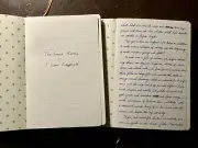 The Great Gatsby, handwritten in two volumes