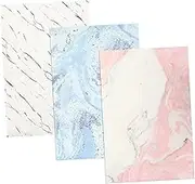 KALLORY 3 Sheets Box Wrapping Paper Marbling Pattern Soap Wrapping Paper Packing Paper