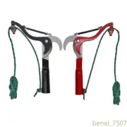 Extendable Fruit Tree Pruning Saw Cutter Garden Trimmer Tool with Rope