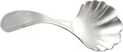 Cabilock 1Pc Stainless Steel Shell Shape Tea Spoon Tea Scoop for Loose Leaf Sugar Ergonomic Design for Home Office Tea House Restaurant Use Easy to Clean Comfortable