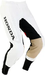 FOX Flexair Honda 2023 Motocross Pants, black-white, Size 28 for Men Black White