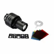 Bowens Mount Focalize Conical Snoot Flash w/ color gels For Strobe Light Control