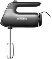 [Kenwood] QuickMix+ HMP50.000BK, Hand Mixer with Variable Speed and Pulse Function, Stainless Steel Beaters Included, Mixer for Baking with Silent Motor, 650W, Black