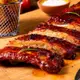 【上野物產】美式炭燒醬烤豬肋排（500g±10%/包）豬肉/豬排
