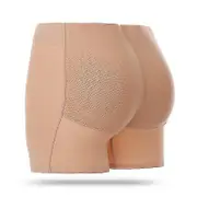 Women Padded Push Up Panties Butt Lifter Shaper Fake Ass Boxer 222beige L