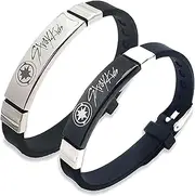 [FCMTFV] Stray Kids Bracelets, 2 x Straykids Bracelets, Straykids Merch, Straykids Bracelet, Gift Bracelets for Children., Moyenne, Polyvinyl Chloride, No Gemstone
