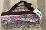 LeSportsac Large Weekender Tote Duffle Bag Multi-Color with Pouch NWT