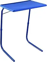 OAK N' OAK Bunny Bear ® Table-Blue | Adjustable Multi Position Portable Folding Table Mate for Bed Trey, Work, Watch TV, Dining, Study, Outdoor & Office Furniture(Blue)