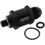 Aeroflow M10 X 1.0mm X -8AN Check Valveblack Male to Male Bosch Pump - AF616-08BLK