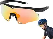 Riding Goggles | Polarized Riding Glasses UV400 Protection High-Definition Film - Men Women Eyewear, Removable Sports Goggles for Cycling
