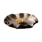 Incense Tray Handmade Ornamental Lotus Leaf Mini Incense Stick Holder Home Decor