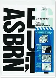 Chartpak, CHA01175, 4" Vinyl Capital Letters, 58 / Pack, Black