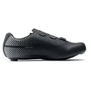 Northwave CORE PLUS 2 Road Shoes, Black/Silver, 41, Pair