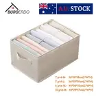 6/7/9 Grids Storage Bag Wardrobe Clothes Jeans Organizer Foldable Drawer Boxes