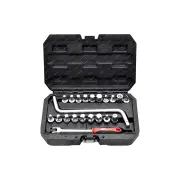 21 Pcs of PK Tool Sump Plug Socket & Spanner Set - with 19 Sump Plug Adaptors