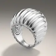JOHN HARDY Bedeg Large Dome Ring in Sterling Silver Size 7