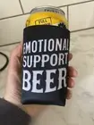 stubby holder Funny “Emotional Support Beer” Can Drink Cooler